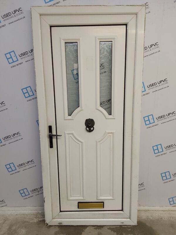 Used White Upvc Front Door 925mm x 2025mm 0780