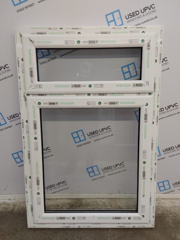 Brand New White Upvc Window 885mm x 1330mm C7049