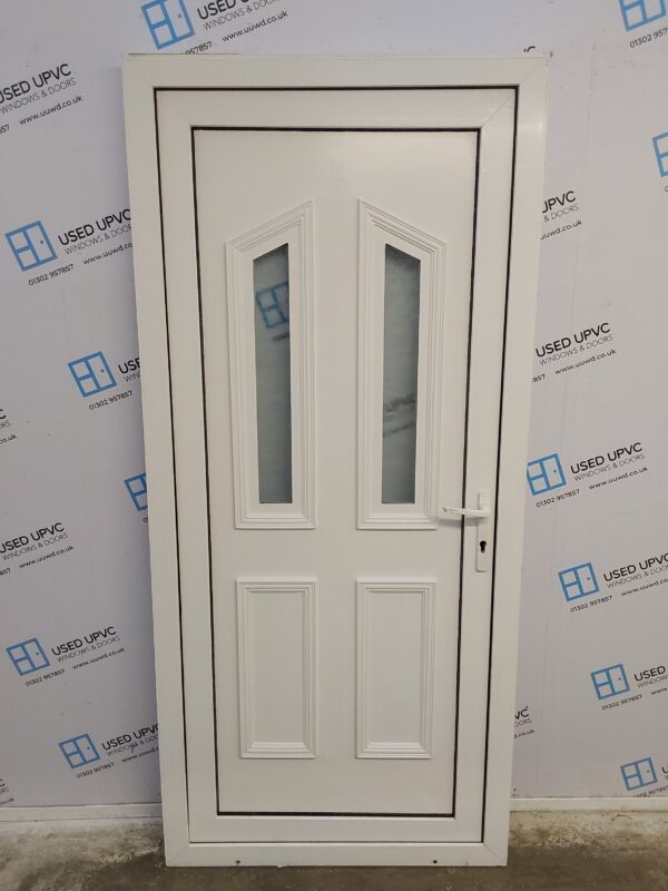 Used White Upvc Back Door 930mm x 2035mm C3D024