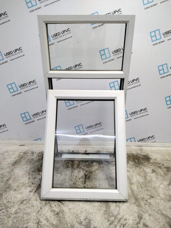 Used White Upvc window 640mm x 1220mm C2B054 - Image 2