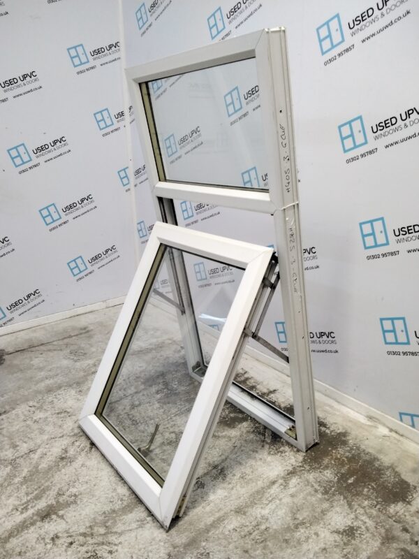 Used White Upvc window 640mm x 1220mm C2B054 - Image 3