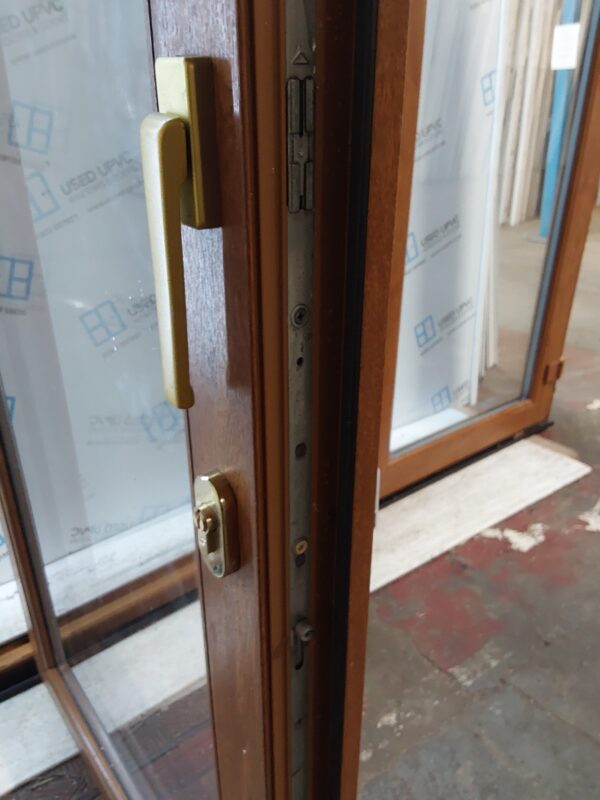 Used Oak Upvc Bi-folding Doors 2790mm x 2420mm BI-FOLD1 - Image 7