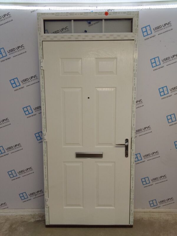 Brand New Black Composite Front Door And Toplight 1000mm x 2320mm ND111 - Image 2