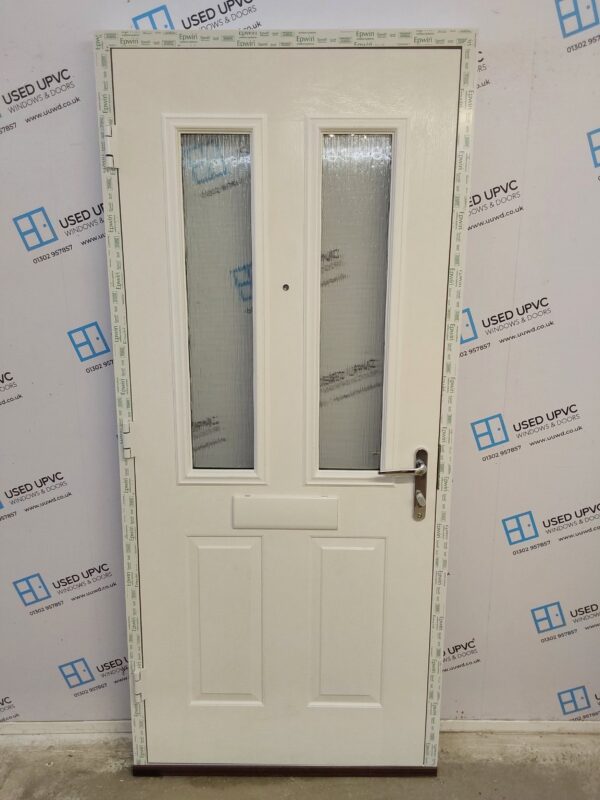 Brand New White Composite Front Door 935mm x 2100mm ND66 - Image 2