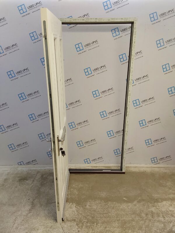 Brand New White Composite Front Door 935mm x 2100mm ND66 - Image 3