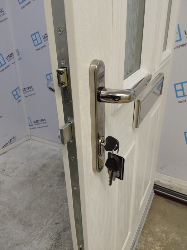 Brand New White Composite Front Door 935mm x 2100mm ND66 - Image 5