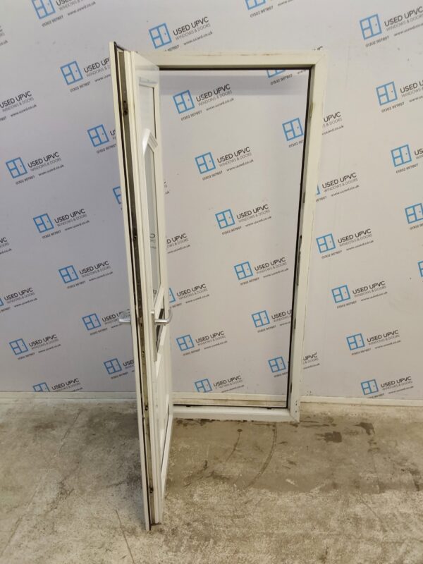 Used White Upvc Front Door 860mm x 2000mm (reduce to 850mm) 0740 - Image 3