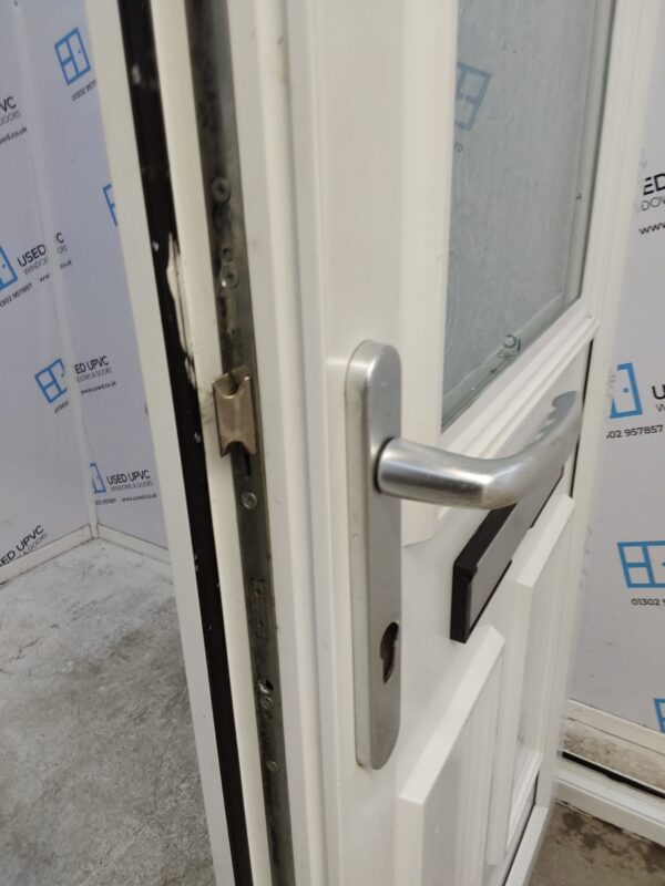 Used White Upvc Front Door 860mm x 2000mm (reduce to 850mm) 0740 - Image 5
