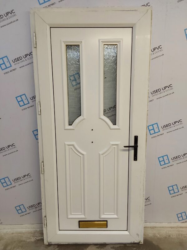 Used White Upvc Front Door 925mm x 2025mm 0780 - Image 2