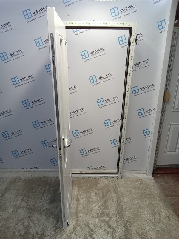 Brand New White Composite Back Door 850mm x 2065mm C1ND08 - Image 3