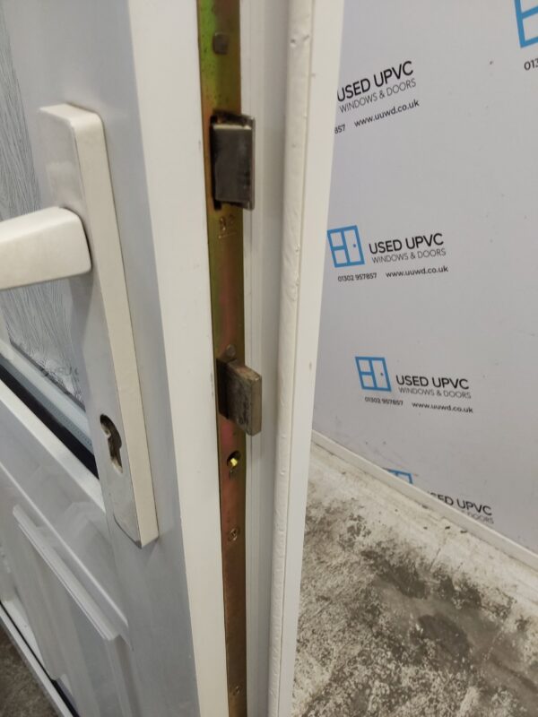 Used White Upvc Back Door 930mm x 2050mm (reduce to 915mm) 0830 - Image 6