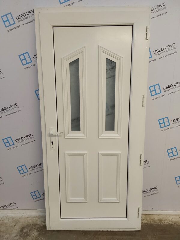 Used White Upvc Back Door 930mm x 2035mm C3D024 - Image 2