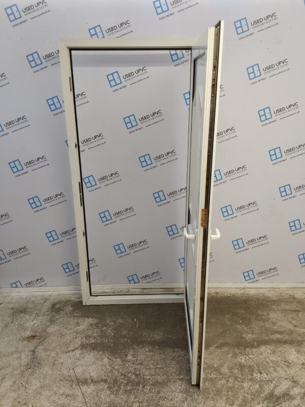 Used White Upvc Back Door 930mm x 2035mm C3D024 - Image 3