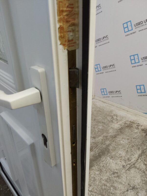 Used White Upvc Back Door 930mm x 2035mm C3D024 - Image 5