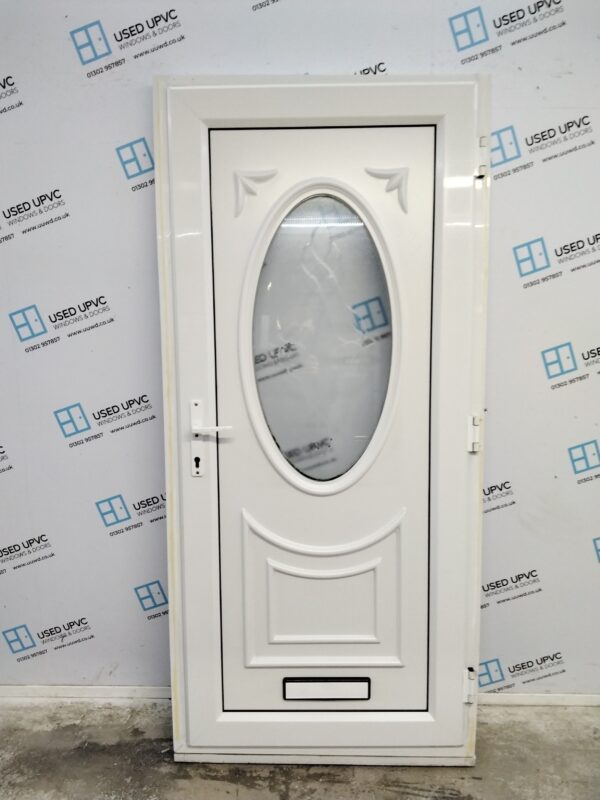 Used White Upvc Front Door 920mm x 2015mm 0544 - Image 2