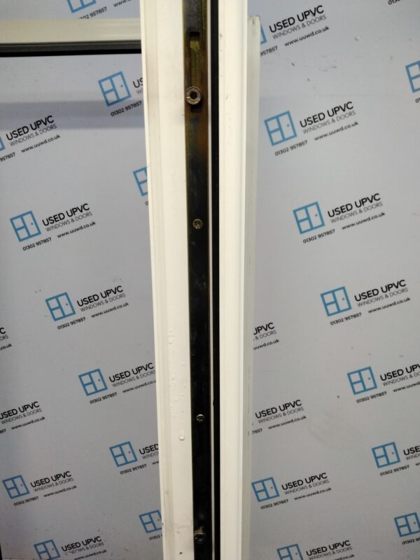 Used White Upvc Back Door 930mm x 2035mm (Reduce To 910mm) 0303 - Image 4