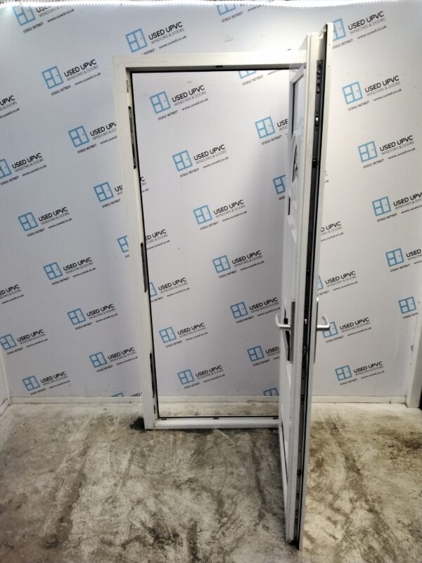 Used White Upvc Front Door 935mm x 2085mm (Reduce To 905mm) 0307 - Image 3