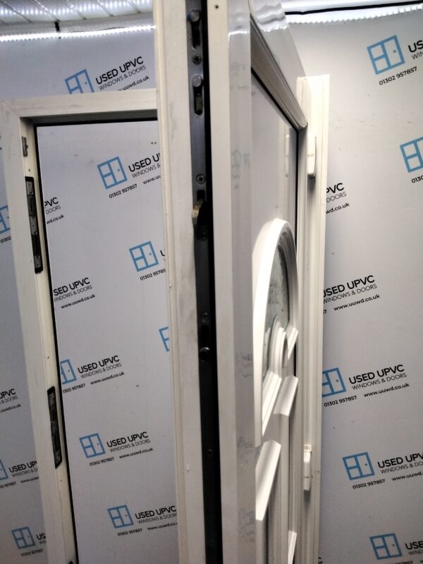 Used White Upvc Front Door 935mm x 2085mm (Reduce To 905mm) 0307 - Image 4