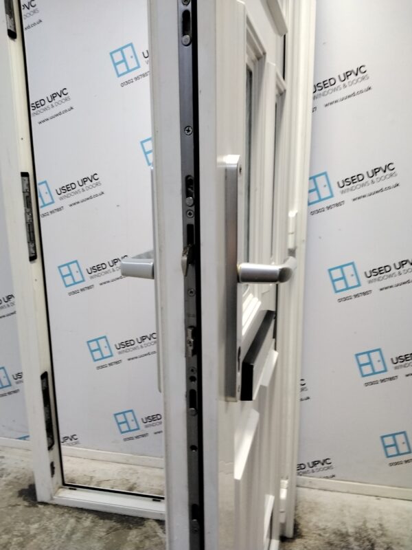 Used White Upvc Front Door 935mm x 2085mm (Reduce To 905mm) 0307 - Image 5