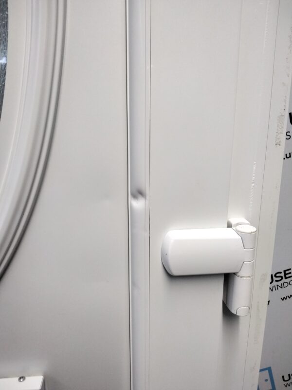 Used White Upvc Front Door 920mm x 2150mm (Reduce To 900mm) 0372 - Image 6