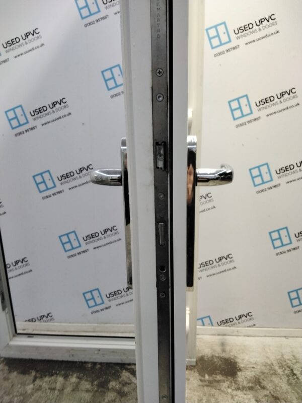 Used White Upvc Front Door 920mm x 2150mm (Reduce To 900mm) 0372 - Image 5
