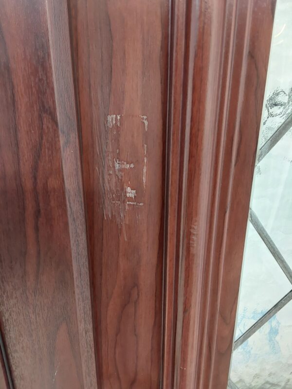 Used Rosewood Upvc Front Door 905mm x 2065mm 0571 - Image 4