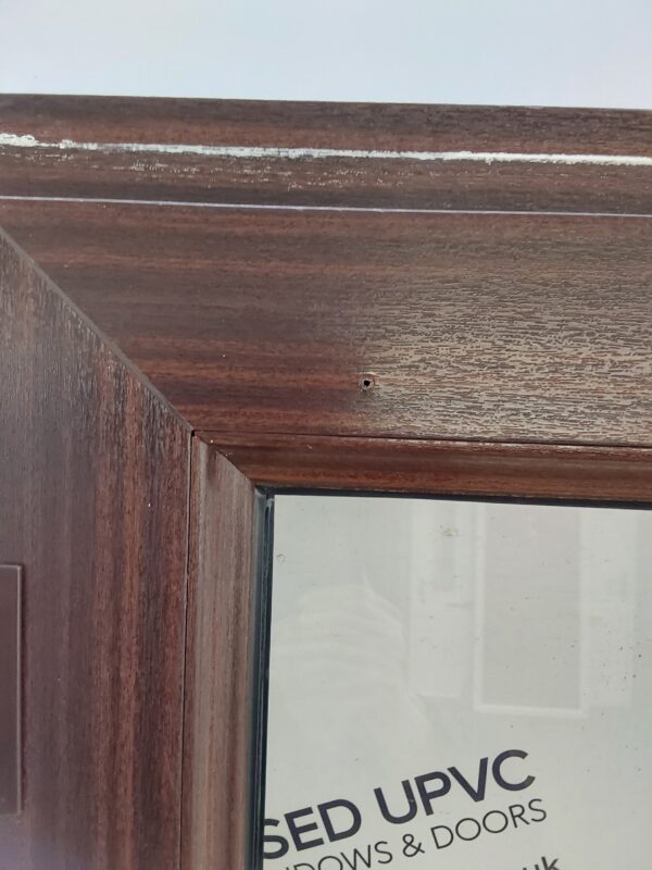 Used Woodgrain Upvc French Doors 1285mm x 2205mm EA2 - Image 5