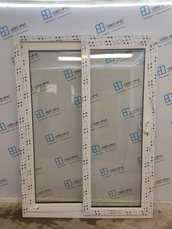 Brand New Ex-display White Upvc Sliding Patio Doors 1525mm x 2060mm EA6 - Image 2