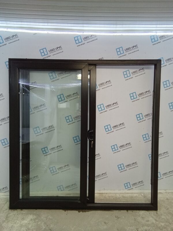 Used Black Upvc Sliding Patio Doors 2000mm x 2015mm EA8 - Image 2