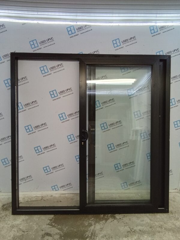Used Black Upvc Sliding Patio Doors 2000mm x 2015mm EA8 - Image 4