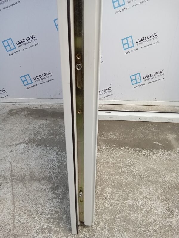 Used White Upvc Back Door And Toplight 1020mm x 2270mm (Reduce To 930mm) 0011 - Image 6