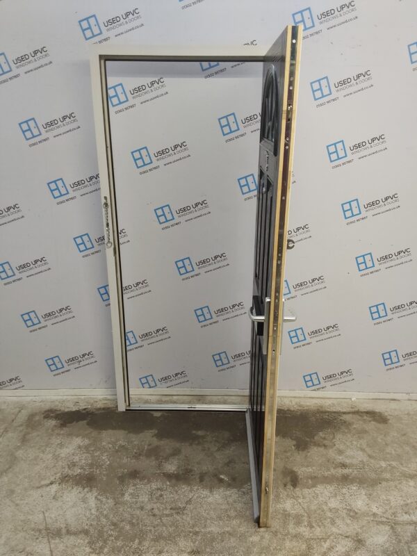 Used Black Composite Front Door 890mm x 2005mm 0706 - Image 3
