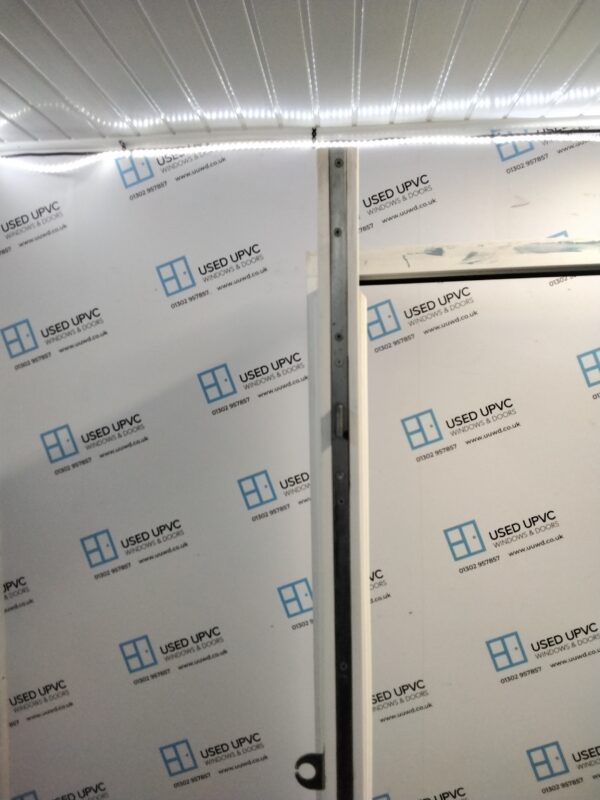 Used White Composite Back Door 955mm x 2040mm 0691 - Image 4