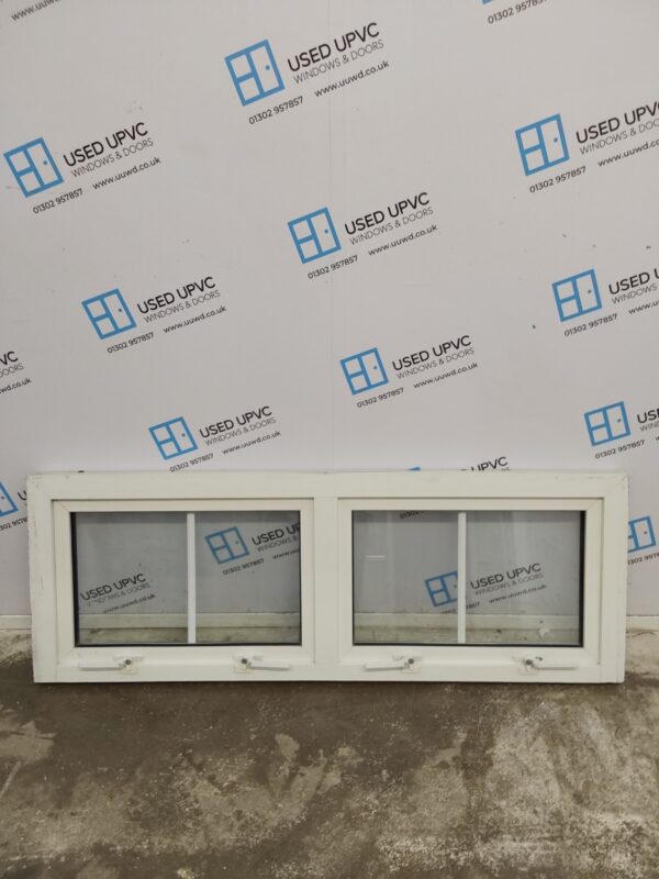 Used White Upvc Window 1445mm x 515mm W0018 - Image 2