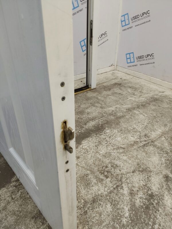 Used White Composite Front Door 940mm x 2030mm (reduce to 2015mm) 0736 - Image 7