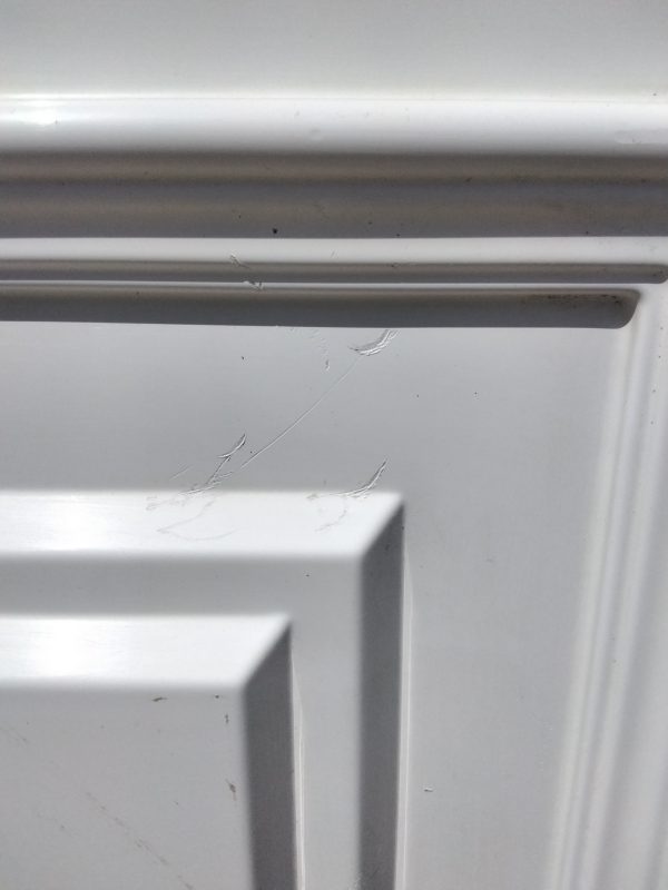 Used White Upvc Front Door 935mm x 2100mm (reduce to 920mm) C10D60 - Image 5