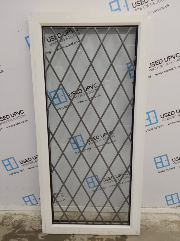 Used White Upvc Window 640mm x 1340mm W0087