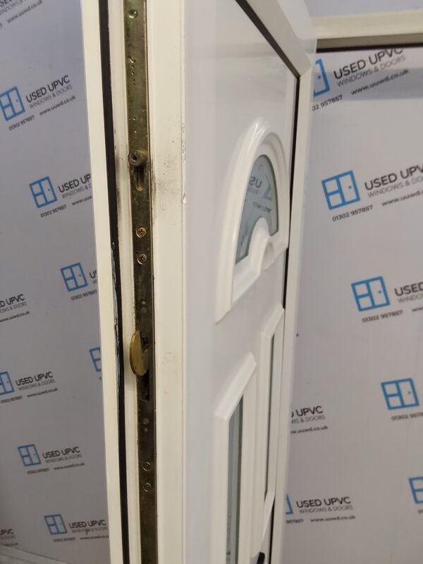 Used White Upvc Front Door 915mm x 2050mm (reduce to 890mm) 0606 - Image 4