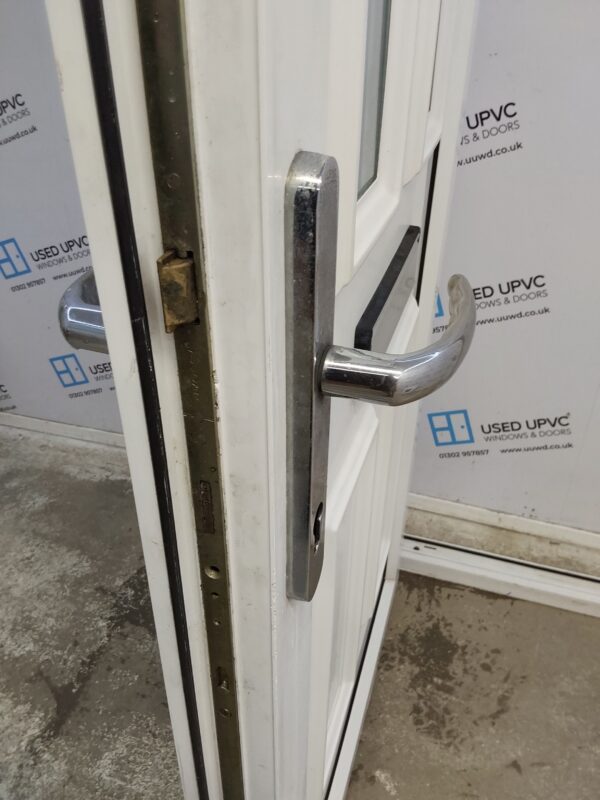 Used White Upvc Front Door 915mm x 2050mm (reduce to 890mm) 0606 - Image 5