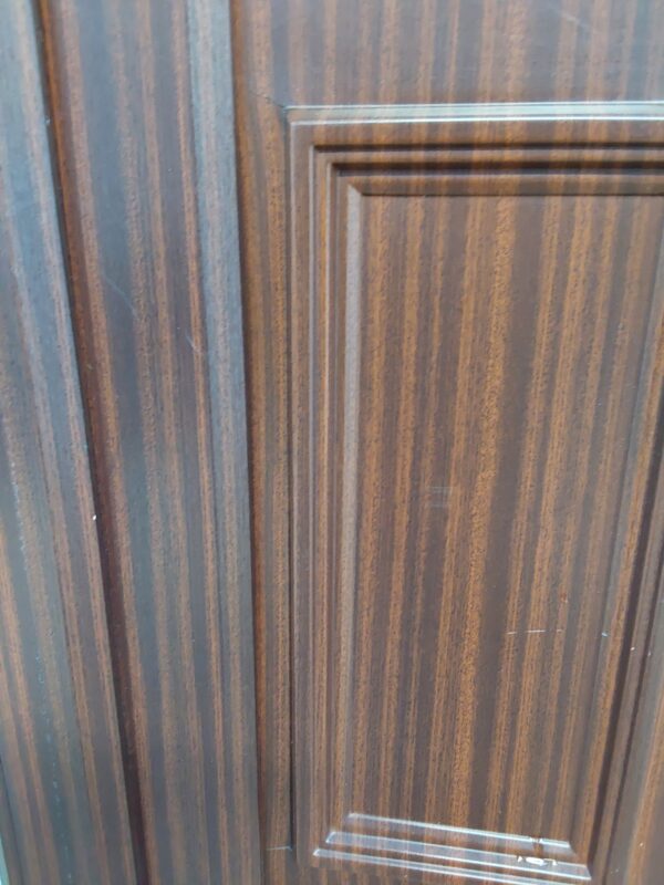 Used Woodgrain Upvc Back Door 850mm x 2050mm (reduce to 835mm) 0562 - Image 7