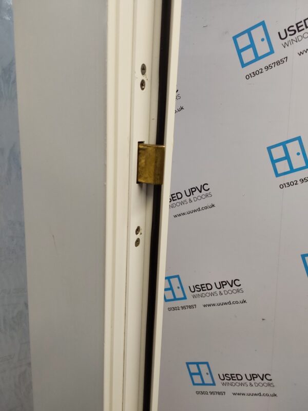 Used White Upvc Back Door 840mm x 2075mm 0683 - Image 4