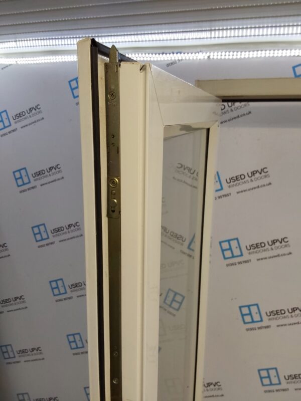 Used White Upvc French Doors 1695mm x 2200mm EA2 - Image 9