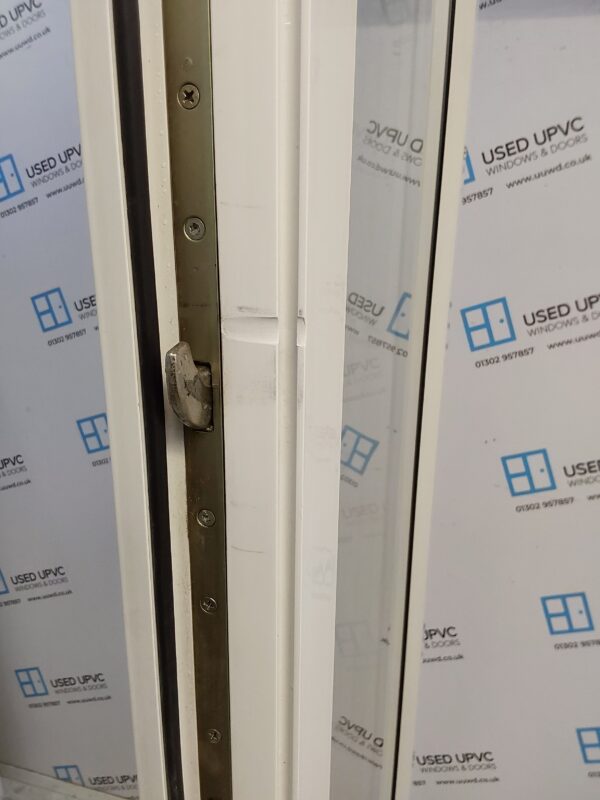 Used White Upvc French Doors 1695mm x 2200mm EA2 - Image 8