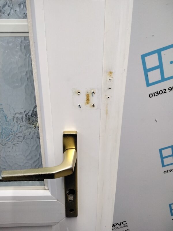 Used White Upvc Back Door 895mm x 2045mm 0149 - Image 7