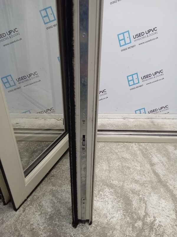 Used Cream Upvc Bi-folding Doors 1760mm x 2010mm EA2 - Image 9