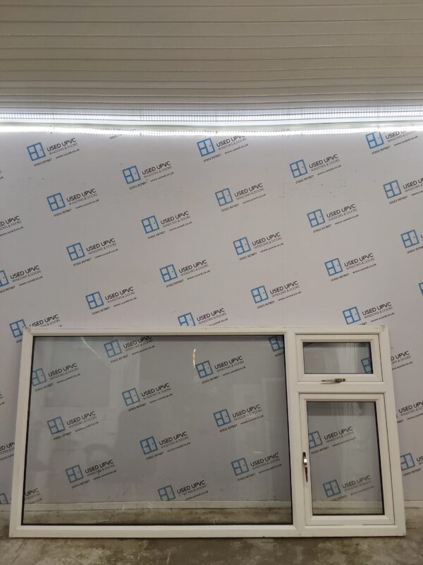 Used White Upvc Window 2245mm x 1190mm LW0051 - Image 4