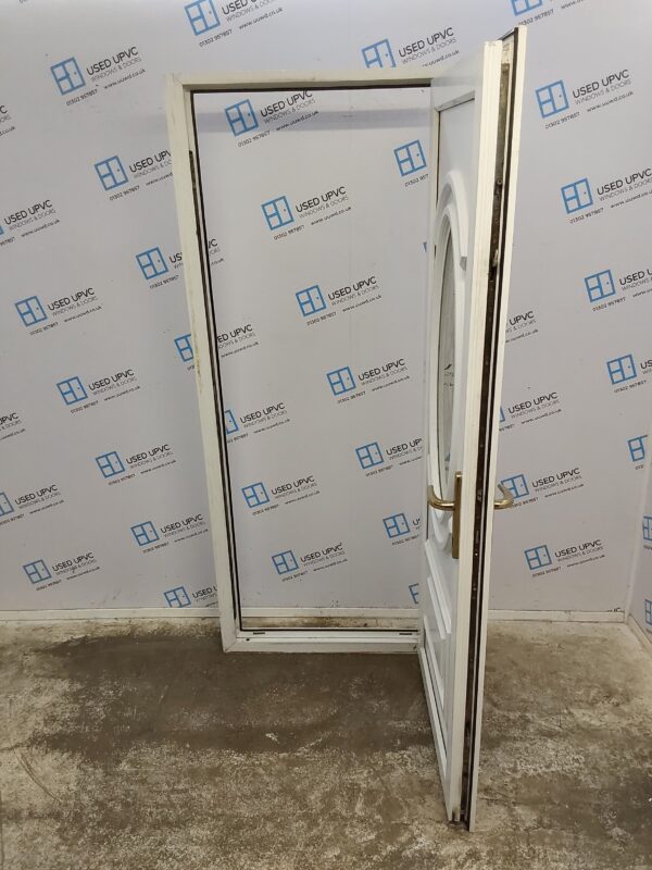 Used White Upvc Back Door 870mm x 2060mm 0683 - Image 3