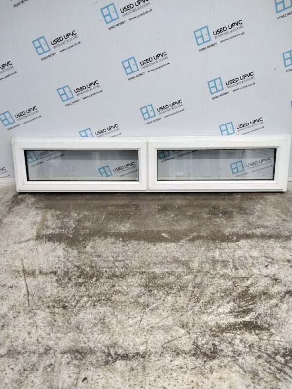 Used White Upvc Window 2050mm x 415mm ALR002