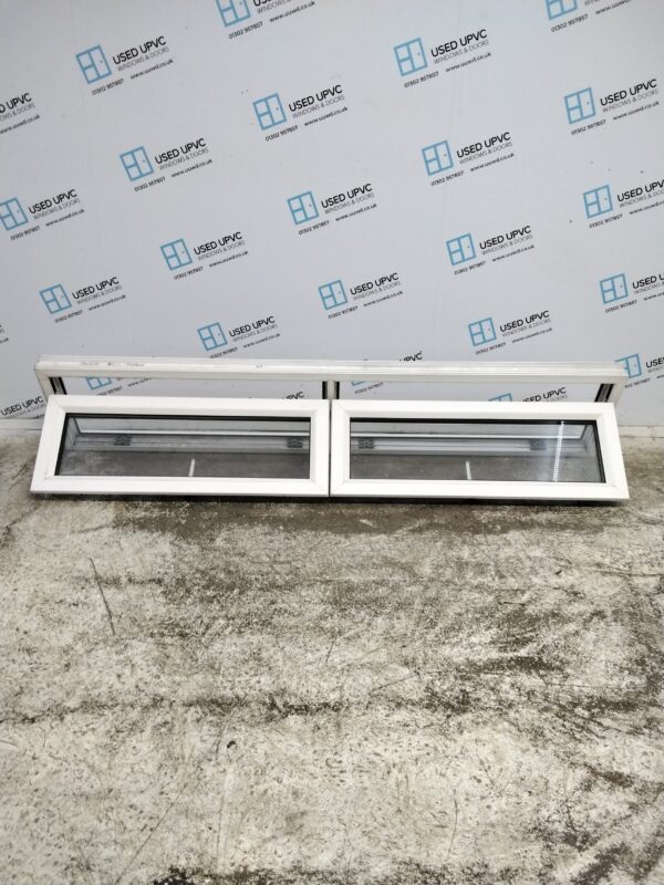 Used White Upvc Window 2050mm x 415mm ALR002 - Image 3