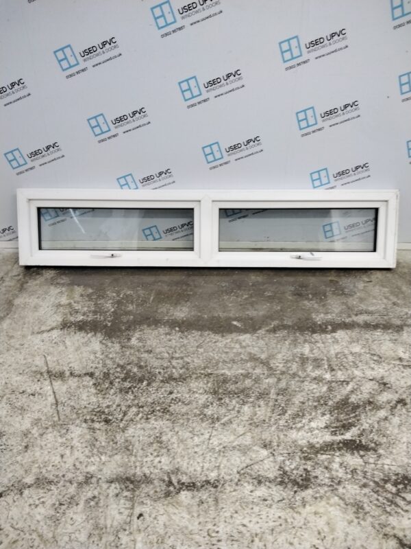 Used White Upvc Window 2050mm x 415mm ALR002 - Image 2